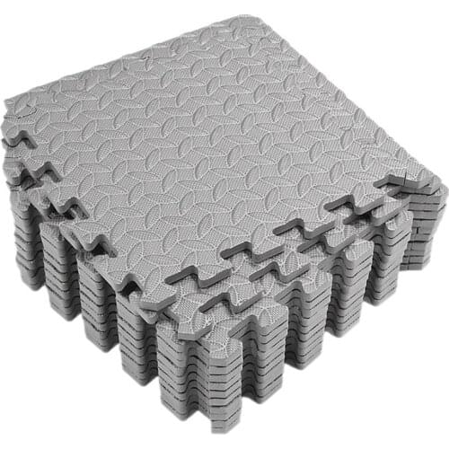 24Pcs EVA Foam Gym Mat with Interlocking Tiles for Equipment 30X30cm