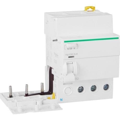 Vigi iC65 ELM Electromagnetic Residual Current Action Protection Accessories (Class AC) 3P 63A 300mA Instantaneous type A9V82363