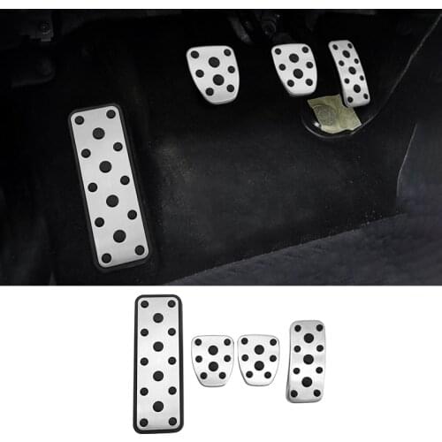 Car Foot Accelerator Brake Pedal Cover For Subaru XV 2012-2017 Forester SH SJ 06-18 Outback 2007-2013 Legacy Impreza 2006-2014