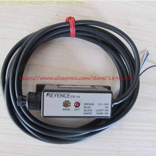 Free shipping Original authentic Japanese KEYENCE Kean optical fiber amplifier FS-14