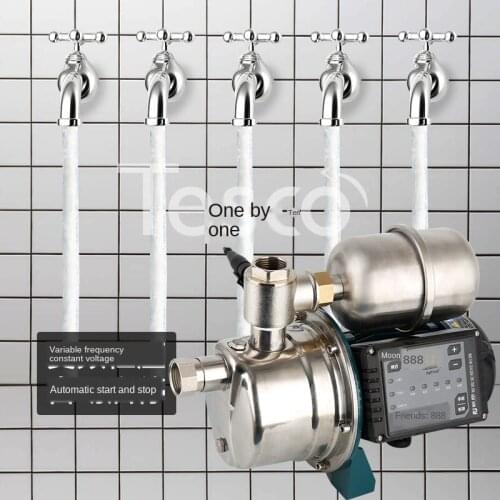 Booster pump frequency conversion stainless steel automatic self-priming pump small pump mute water pump