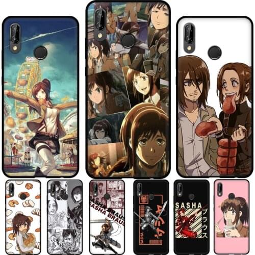 Sasha Braus Attack on Titan Soft Cover For Huawei P30 Lite P40 P20 Pro Mate 20 10 Lite P Smart 2021 2019 Phone Case
