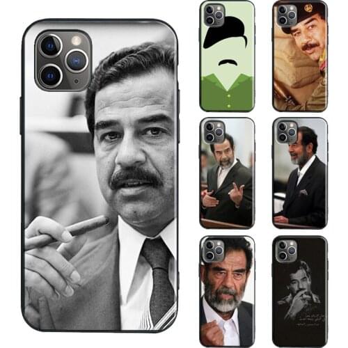 Saddam Hussein Arabic Iraq TPU Case For iPhone 11 12 Pro Max mini XR X XS Max 6S 7 8 Plus SE 2020 Cover Funda
