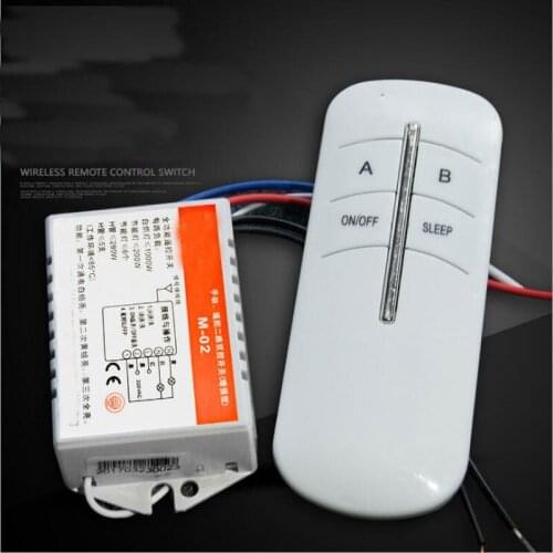 Two Road Lighting Wireless Remote Control Switch Intelligent Wireless Segment Remote Control for Lighting