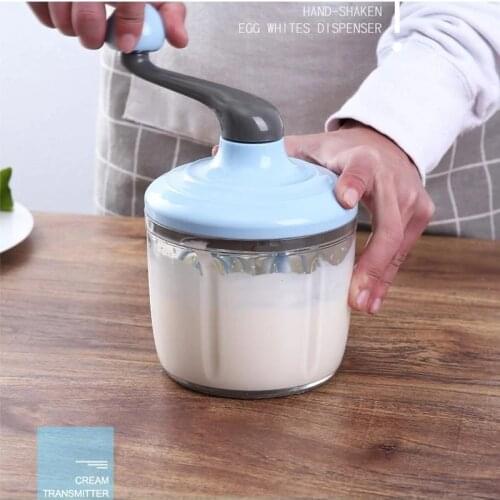 Eco Baking Supply Tools Stirring Mixer Blender Batter Kitchen Hand Cranked Manual Egg Beaters Cream Whisk Mini