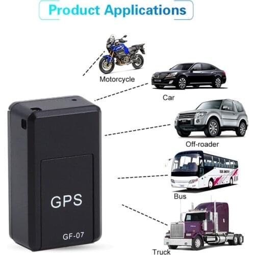Magnetic GF07 GPS Tracker Device GSM Mini SPY Real Time Tracking Locator Mini GPS Car Motorcycle Remote Control Tracking Monitor