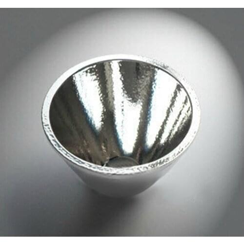 Jiguoor 1pcs LED Flashlight Reflector Cup High Power For C8 XM-L XPL-HI T6 V2 Orange Peel Reflector Highlight Reflector