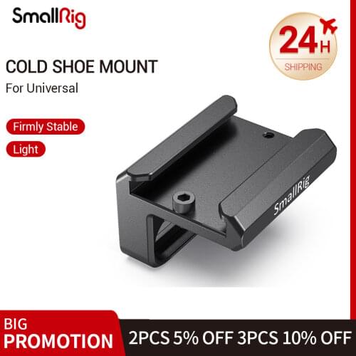 SmallRig Cold Shoe Mount DSLR Camera Clamp Compatible with SmallRig A7III A7RIII Z6 Z7 L Bracket L Plate for Microphone DIY 2736