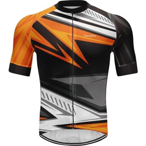 Summer Quick-dry Cycling Jersey Men Short Sleeve Bicycle Clothing 2019 Maillot Road Bike Clothes Male MTB Uniform Wear