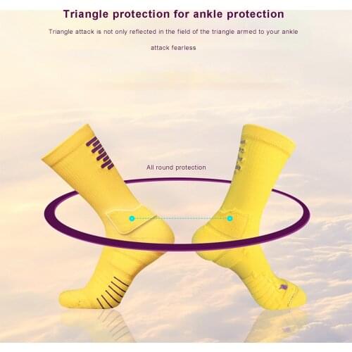 Mens outdoor sports socks, calf compression sports ankle socks, sweat-absorbent and breathable sports appearance accessories