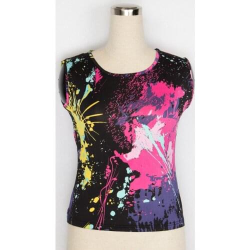 Wholesale 2016 New Fashion Women Hip Hop Dance Tops, Female Jazz Ds performance Wear, Women Stage Tank Tops