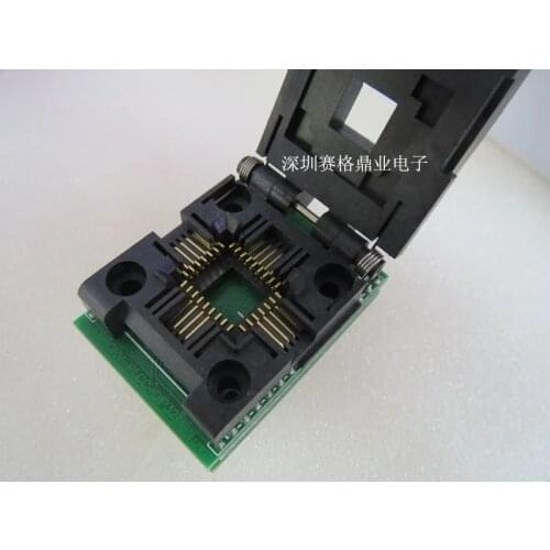 Original YAMAICHI IC Test Seat PLCC32/DIP32 Burning Programme PLCC32 Socket Adapter