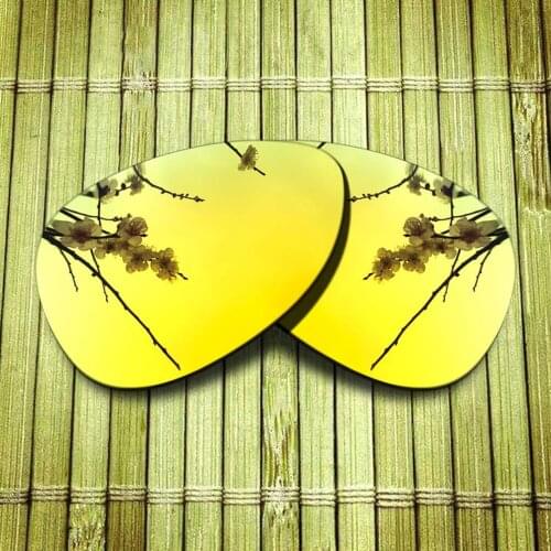 Polarized Replacement Lense For-Oakley Warden Sunglasses Frame True Color Mirrored Coating - Yellow Options