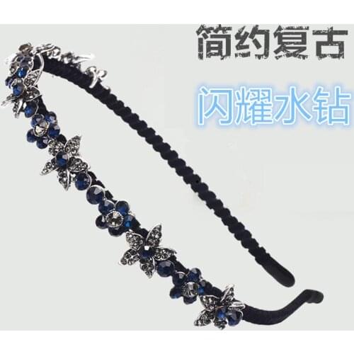 Simple water drill hairpin hair ornament bangs hair clip face washing headband clip clip pressed hair head flower headdress