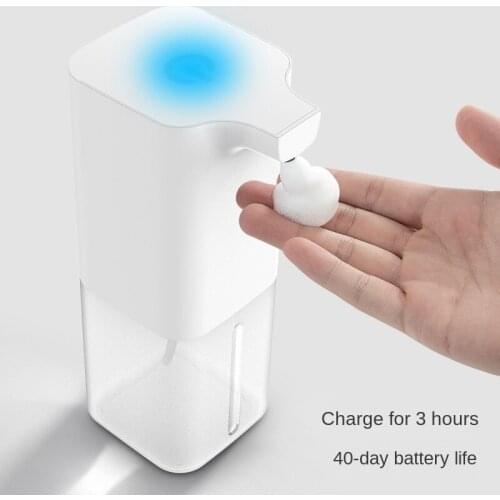 Smart Disinfection and Washing Mobile Phone Foam Sensor Soap Bubbler USB Rechargeable Foam Hotel Home Antibacterial