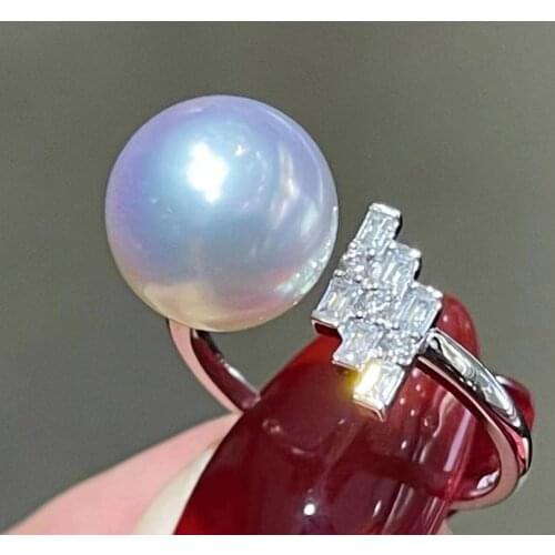 DIY Fashion 925 Sterling Silver Adjustable Finger Ring Base Settings Findings Jewelry Parts Fittings Accessories for Beads