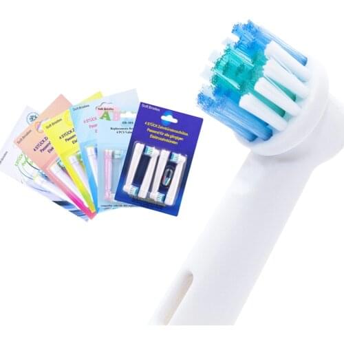 4X Electric Toothbrush Replacement Head Universal For OralB Advance Power Pro Health Triumph 3D Excel Vitality Precision Clean
