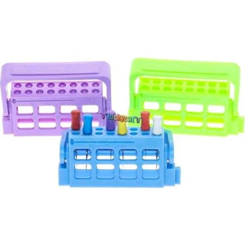 Dental 8 Holes and 16 Holes Endo Files Holder Endo Stand Dental Measuring Tools for Endo Drills Dental Instruments Dentist