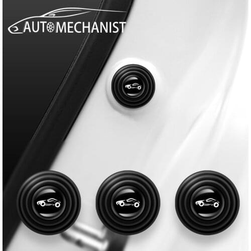 Universal Car Door Shock Absorber Soundproof Car Door Dampers Buffer Pad Cover Rubber Anti Shock Auto Door Protection Accessori