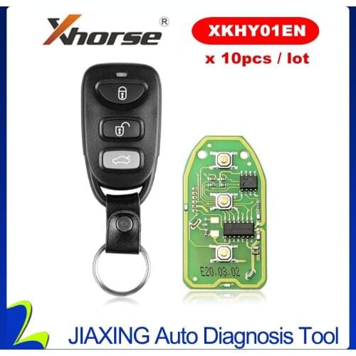 XHORSE XKHY01EN Universal Remote Key Fob 3+1 Button for Hyundai for VVDI Key Tool (English Version) 10pcs/lot