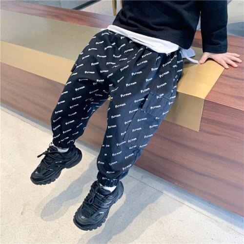 2021 Black Spring Summer Thin Casual Pants Boys Kids Trousers Children Clothing Teenagers Formal Outdoor High Quality