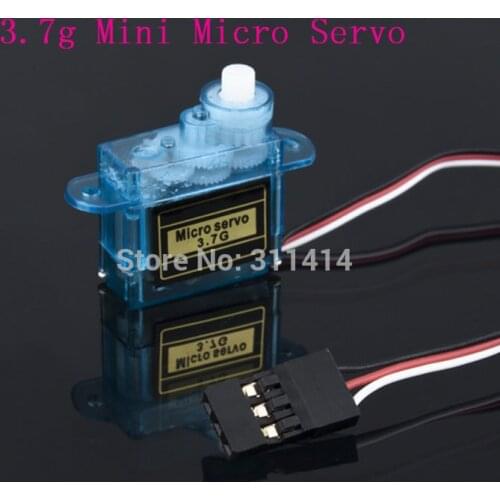 10pcs/lot 3.7g Mini Micro Servo RC Airplane Plane Helicopter Boat Car Model Spare Part Wholesale + Free Shipping