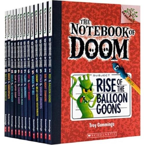 13 Books The Notebook of Doom Childrens English Learning Book Early Education Book English Picture Books