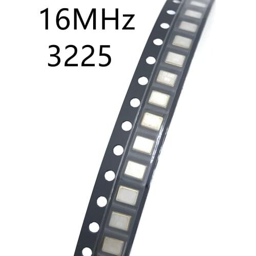 20pcs 3225 4p 3.2*2.5mm 16MHZ 16M 16.000MHZ Passive SMD crystal