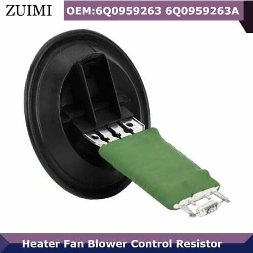 6Q0959263A 6Q0959263 Car Heater Fan Blower Control Resistor For Audi A1 A2 Vw Polo Skoda Fabia Automobiles
