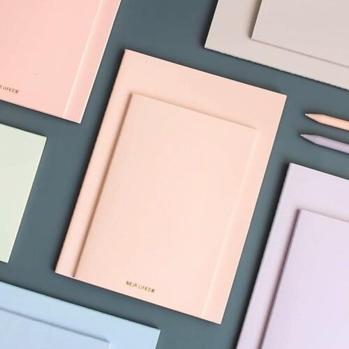 A5 Morandi Color Notebook Concise Style Light Colors Notepad Cute Stationery School Office Supplies