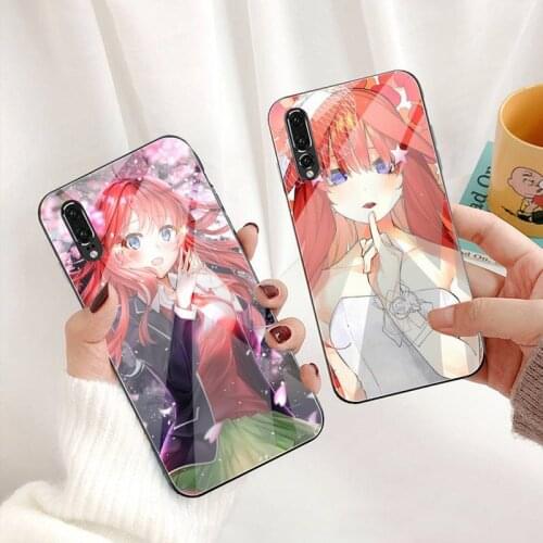 Anime Itsuki Nakano Phone Case Tempered Glass For Huawei P30 P20 P10 lite honor 7A 8X 9 10 mate 20 Pro
