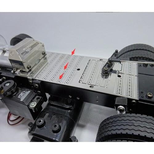 R/C metal beam decorative cover plate for tamiya 1:14 scale rc scania r620 56323 r470 beenz 1851 3363 man tgx volvo actros arocs