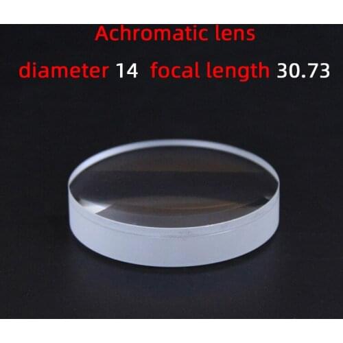 Diameter14 Focal length30.73 achromatic lens factory custom telescope lens magnifier various sizes