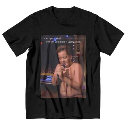 Gibby Singing ICarly Meme T-shirt Men Streetwear T Shirts Short Sleeve TV Show Noah Munck Tshirt 100% Cotton Tees Top Clothing