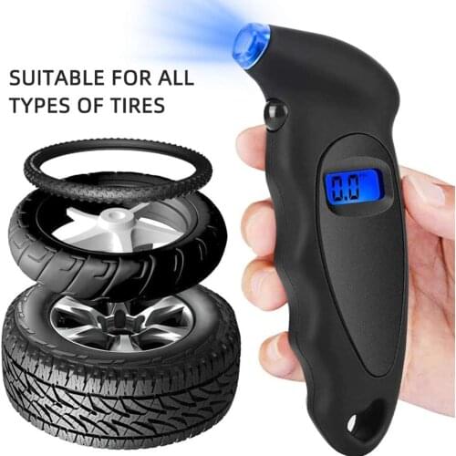 HB-110 Digital Tire Tyre Pressure Gauge 0-150 PSI for Car Auto Truck Motorcycle Monitoring Car Tire Pressure Gauge
