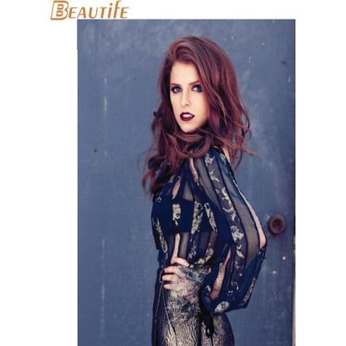 Custom Anna Kendrick Poster Home Decoration Fashion Silk Fabric Wall Poster Custom Poster Print More Size