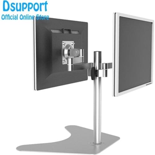 Dual monitor arm for 16"-32" LCD LED Monitor Holder Arm TV Mount Bracket Loading 8kgs
