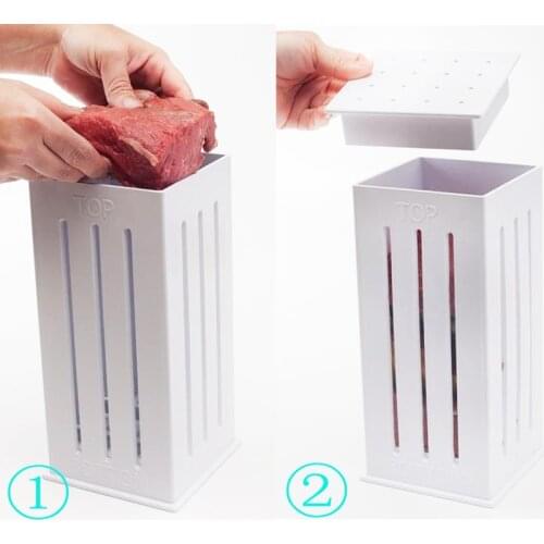 16 Holes Meat Skewer BBQ Box Machine Beef Meat Maker Barbecue Tool