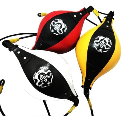 New MMA Punching Ball PU Pear Boxing Bag Training Reaction Speed Balls Muay Thai Punch Boxe Fitness Sports Equipment Training