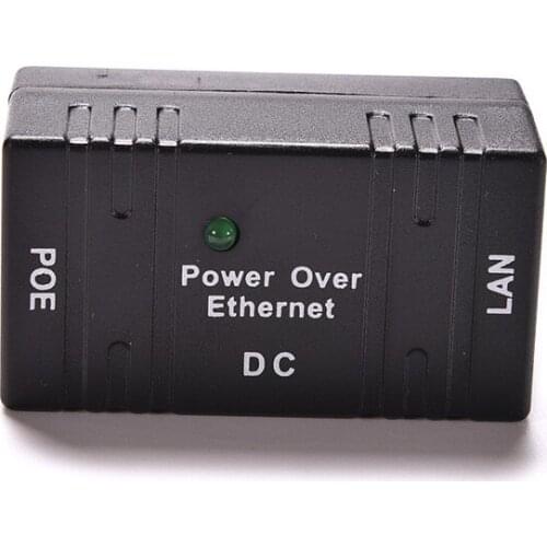 Passive 10/100 Mbp POE DC Power Over Ethernet RJ-45 Injector Splitter Wall Mount Adapter For IP Camera LAN Network 1PC