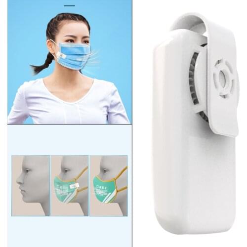 Masks Fan Clip USB Rechargeable Plastic Portable Electric Fan for Outdoor Sports Running Cycling