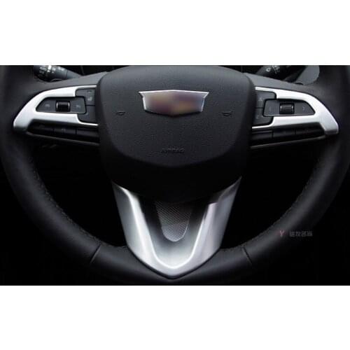 Fit for Cadillac xt4 interior decoration stickers automotive supplies steering wheel decorative frame decoration stickers car