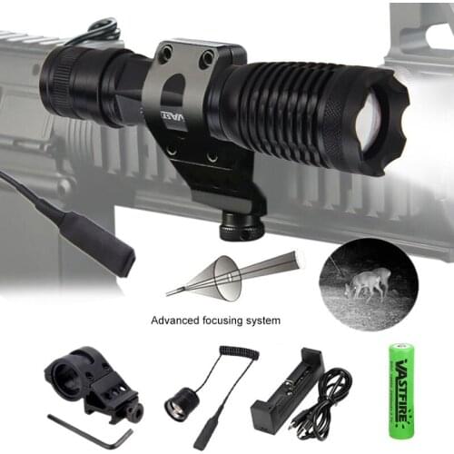 Outdoor 710 IR 850nm Professional Night Vision Hunting Torch Tactical Infrared Radiation Flashlight Latarka Handheld Linterna