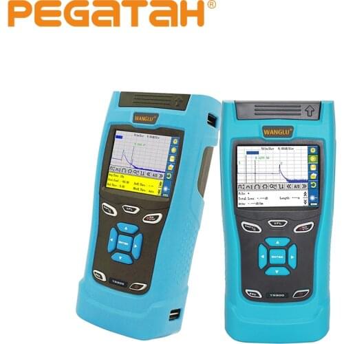 Professional CCTV Tester OTDR Optical Time Domain Reflectometer 3.5 inch MIni Monitor 120KM OTDR Tester Fiber Optic Tester CCTV