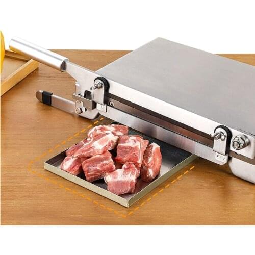 Meat Slicer Bone Cutter Chicken Duck Fish Lamb Meat Bone Cutting Machine Commercial Household Food Slicing Machine