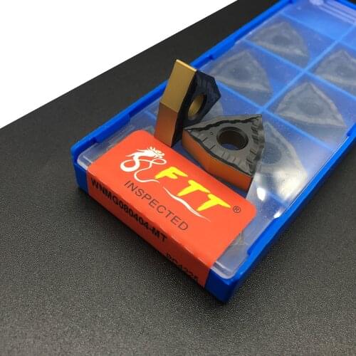 Lathe tools 10pcs WNMG080404 MT PC4225 Cutting Lathe CNC tools Lathe cutter External Turning Tool Carbide Insert High Quality