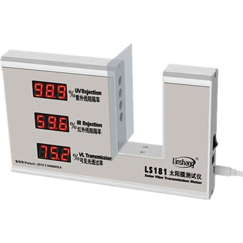 Hot Sale Window Tint Transmission Meter Solar Film Window Glass 950nm IR 365nm Ultraviolet Rejection Transmittance Tester