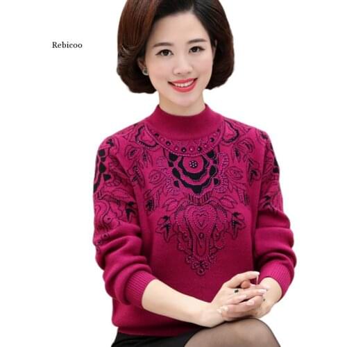 Spring Women Sweater Pullovers New Fashion Autumn Long Sleeve Casual Knitted Sweater Warm Female Sweater Lady Elegant