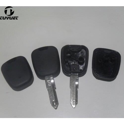 20PCS/lot Replacement Car Key Case For Peugeot 206 Transponder key shell Blanks