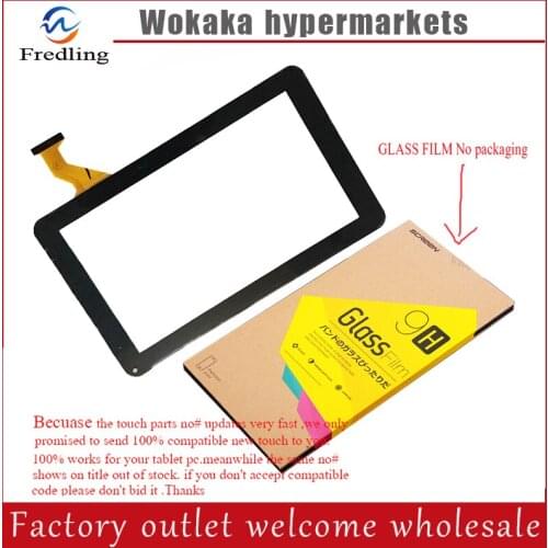 Tempered glass screen Protecto+New touch screen For Irulu exPro x1 9" VTCP090A24-FPC-1.0 Touch panel Digitizer Sensor